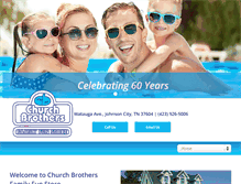 Tablet Screenshot of churchbrothersfamilyfunstore.com